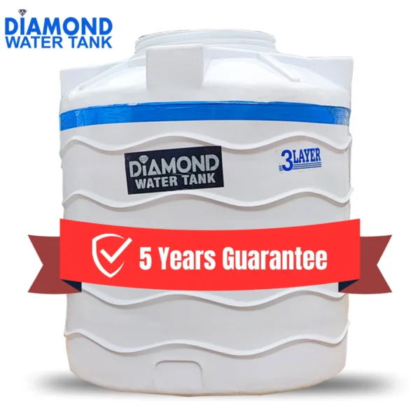 Diamond Water Tank 1500L - Triple layer 5 with  years guarantee - Image 3