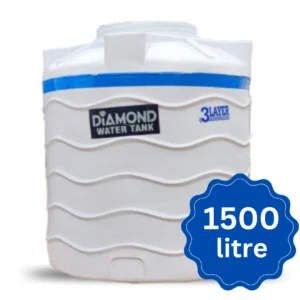 Diamond Water Tank 1500L - Triple layer 5 with  years guarantee