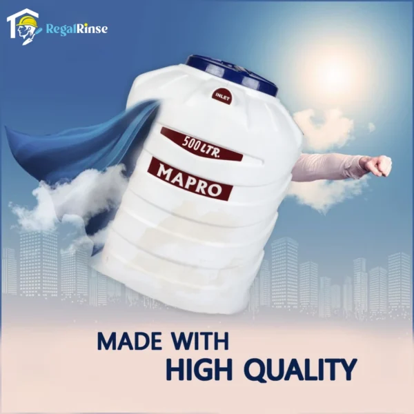MaPro Water Tank 500 Litres Triple layer 5 with  years guarantee - Image 2