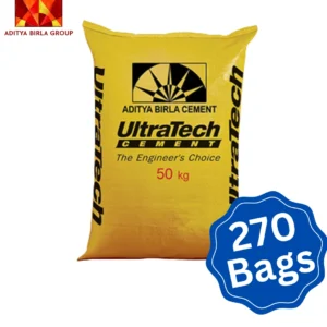 Ultratech Cement (Pack of 270 Bags)